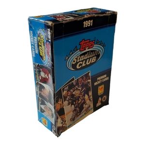 Topps Stadium Club Hockey cards 1991 FULL BOX